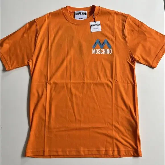 Palace Moschino Orange T-shirt men’s Size L New With Tags